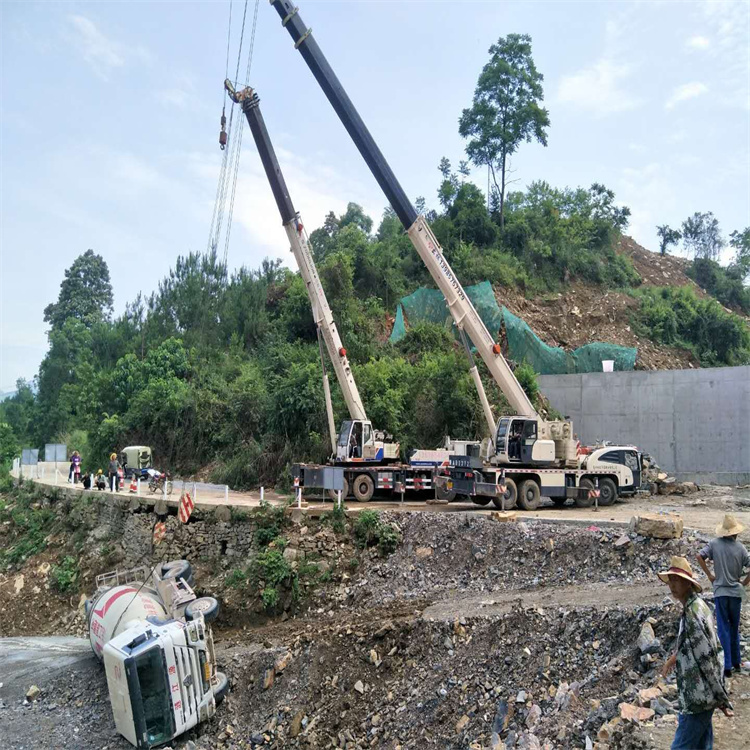 张掖张掖24小时应急道路救援吊装吊装现场实拍